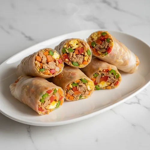 두부참치 라이스페이퍼 롤