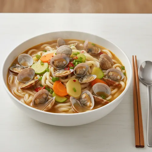 바지락 칼국수