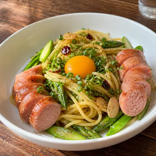 明太アスパラガスパスタ