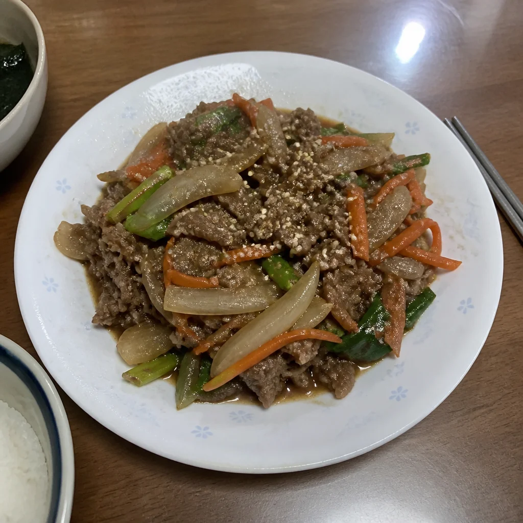 一生使える超簡単牛カルビ炒め