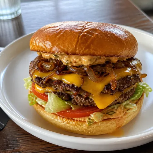 イン・アンド・アウト風スマッシュバーガー