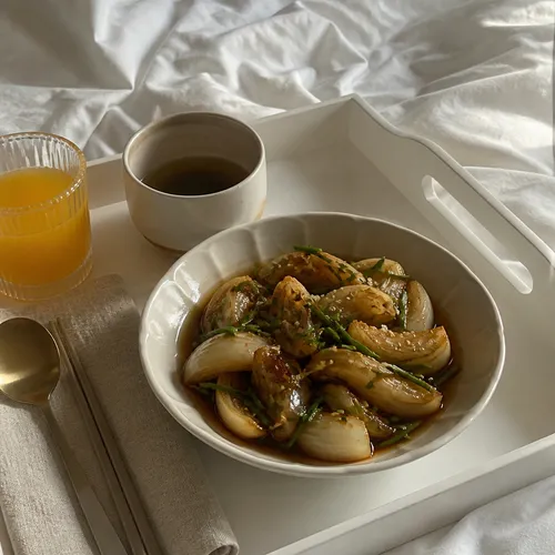 玉ねぎの醤油漬け