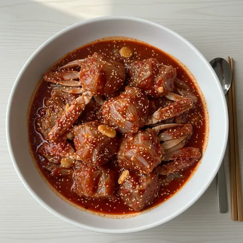 ヤンニョムケジャン(味付けワタリガニの和え物)