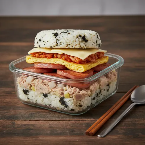 ポングスの家庭風ライスバーガー ミールプレップ