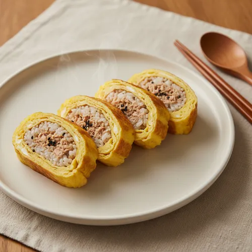ツナ卵巻きご飯