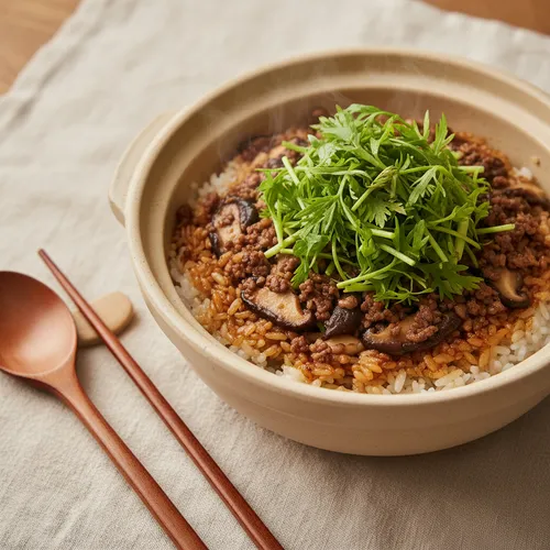 セリの釜飯