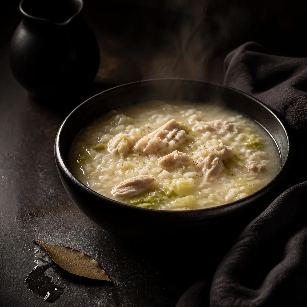 白菜と鶏のサムゲ粥