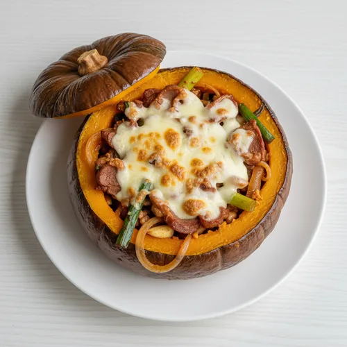 훈제오리 단호박찜