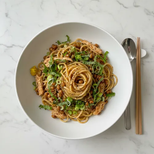 納豆パスタ