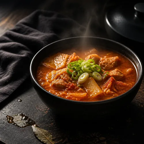 一人暮らしの豚肉キムチチゲ