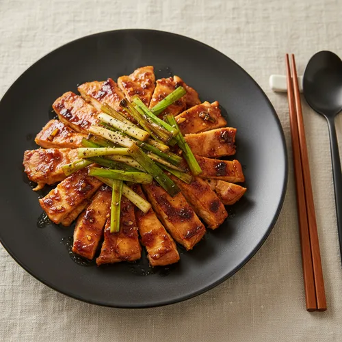 鶏むね肉のカルビ風焼き