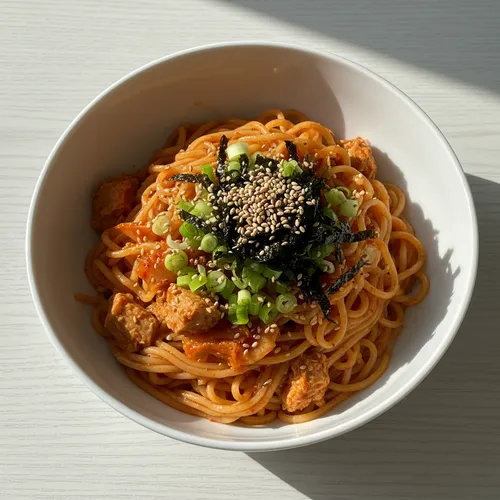 チャンナムルビビン麺