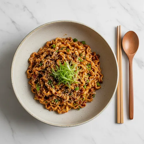 スパイシー濃厚ピーナッツドサク麺