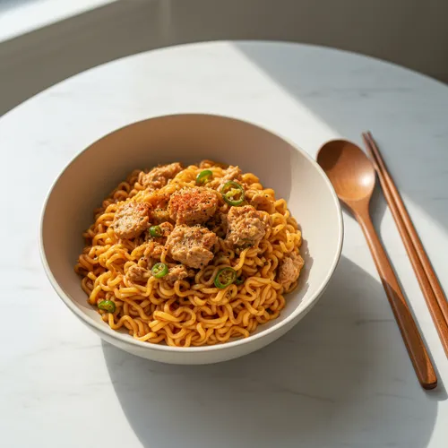 辛旨ツナマヨビビン麺
