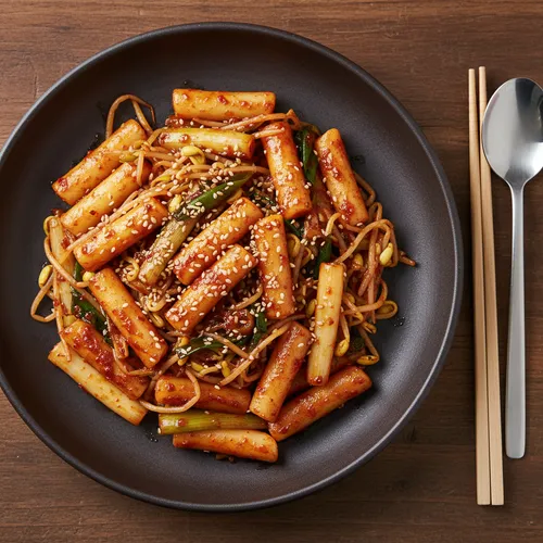콩나물 떡볶음