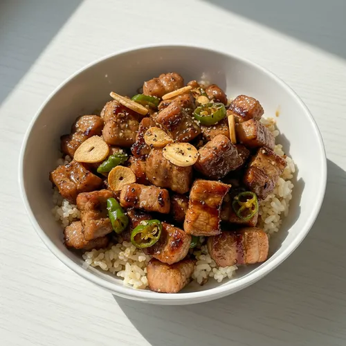 豚肩ロースのっけご飯