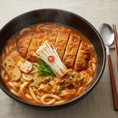 돈까스 김치우동
