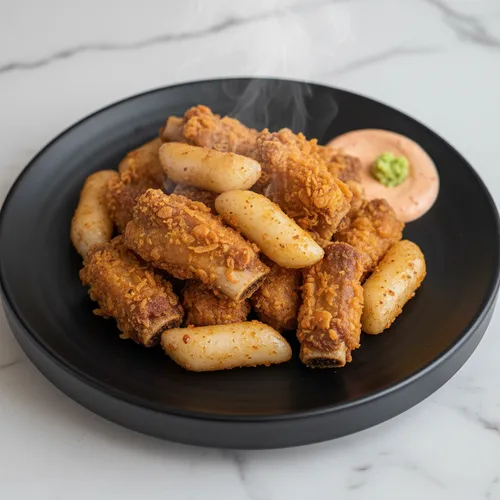 돼지갈비튀김