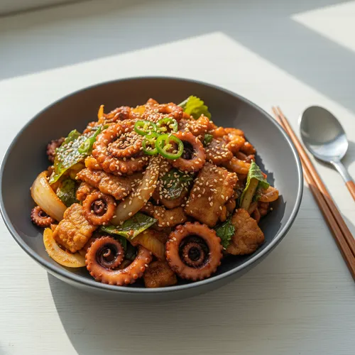 超簡単！ジュクミと豚バラ肉の炒め物（チュサム炒め）