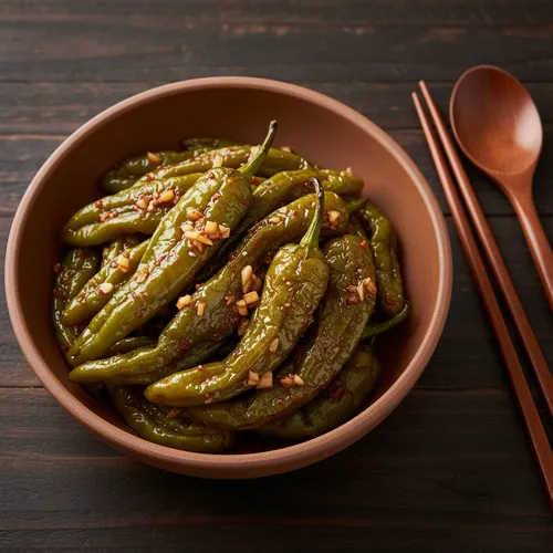シシトウの蒸し物