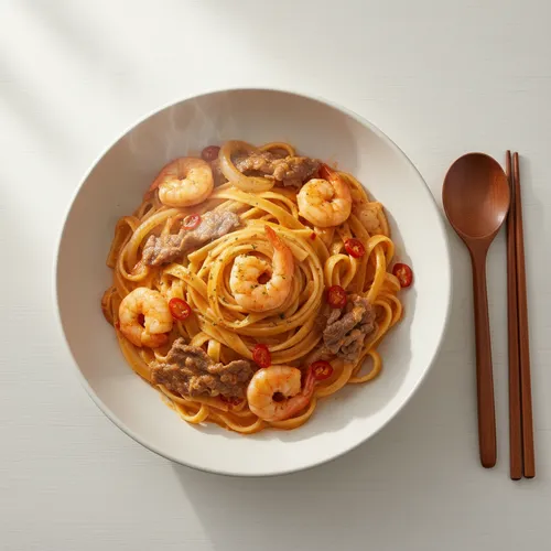 辛口ロゼ タリアテッレパスタ