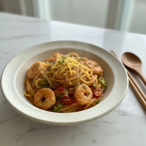 ワンパン スパイシークリームパスタ