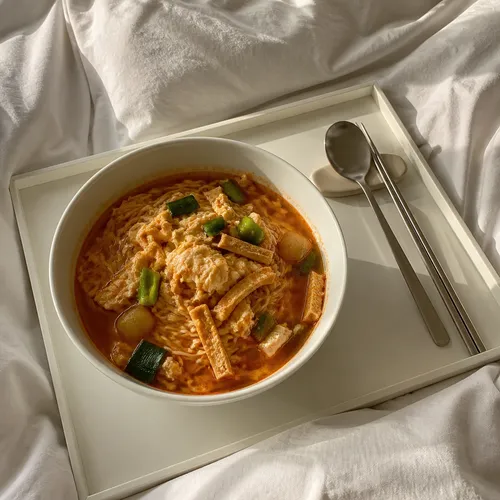辛いさつま揚げそうめん