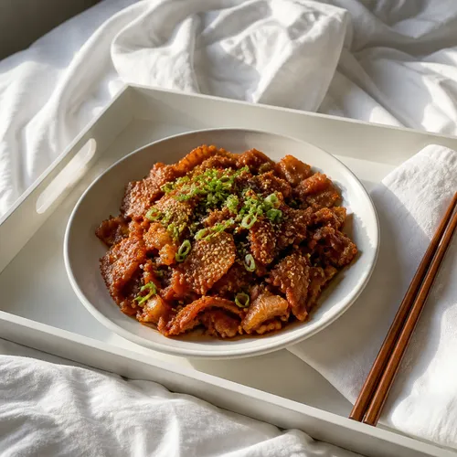 冷凍サムギョプサル炒め（辛味）