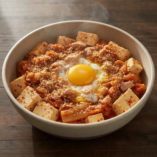 チャンシドゥブキムチ（ツナと豆腐のキムチ和え）