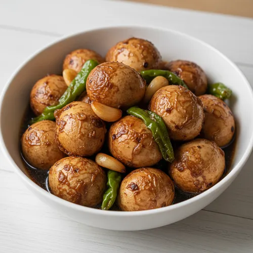 イウォンイルのうずら卵の煮物