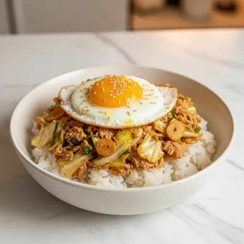 キャベツツナ丼