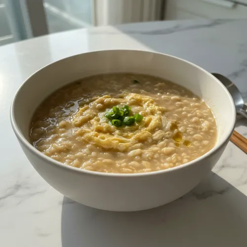 オートミール卵粥