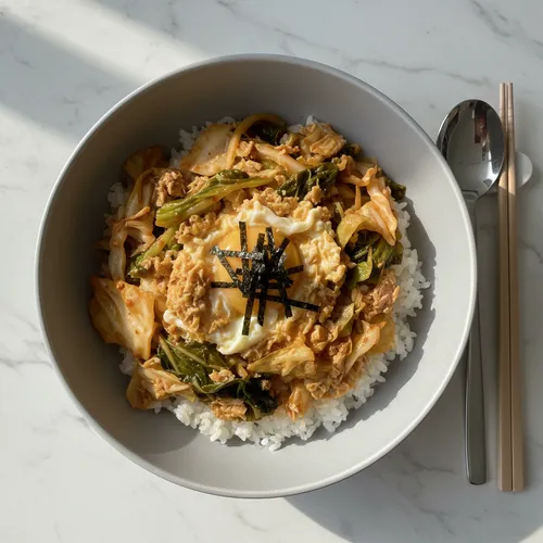 キャベツツナ丼