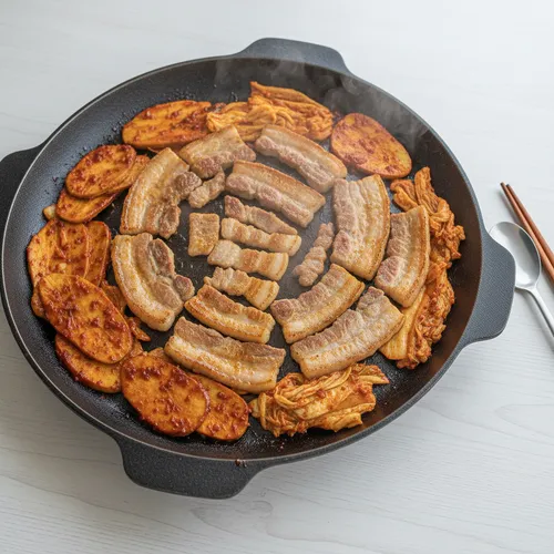 ソットゥッキョン コチュジャン ツルニンジン 豚バラ肉焼き