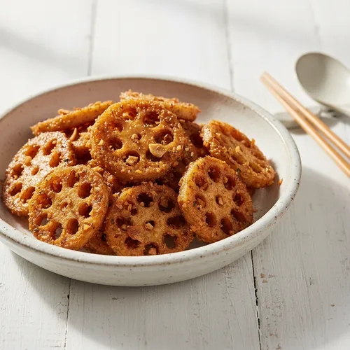 ポテトフライより美味しい！サクサク塩味のれんこんフライ