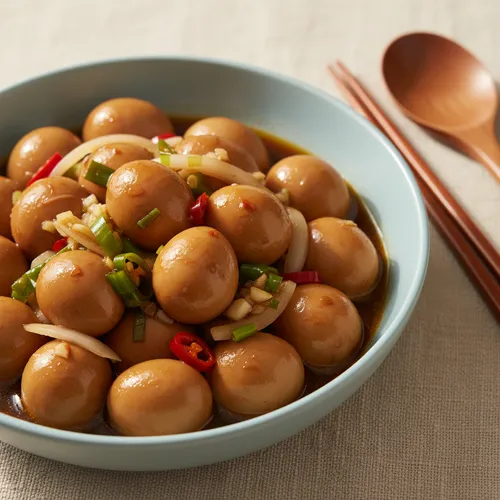 메추리알 장아찌