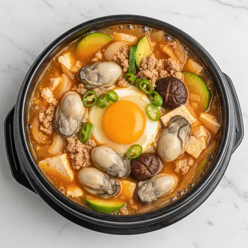 굴 순두부찌개