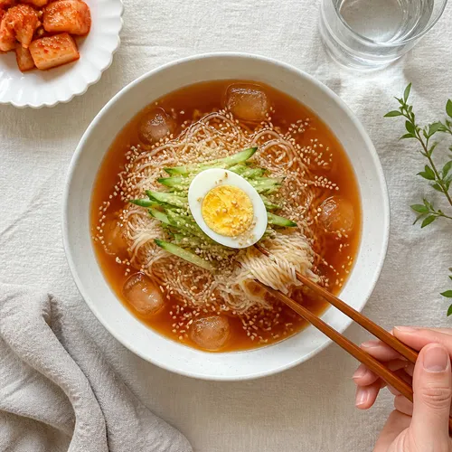 冷たい水冷麺