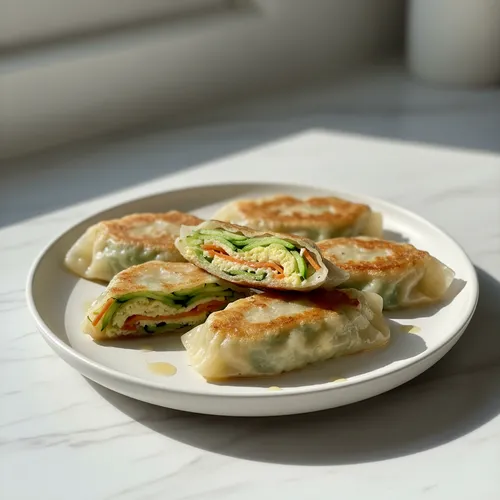 韓国かぼちゃの卵餃子