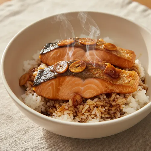 サーモン丼