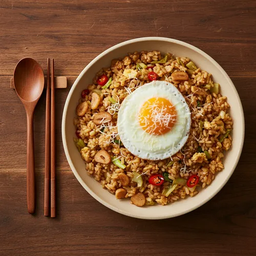 にんにくたっぷりアーリオ・オーリオ炒飯