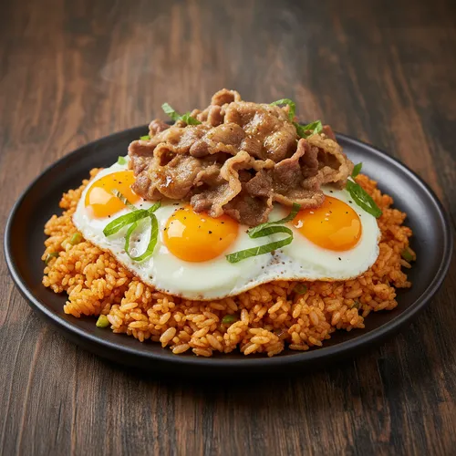 牛バラキムチ炒めご飯