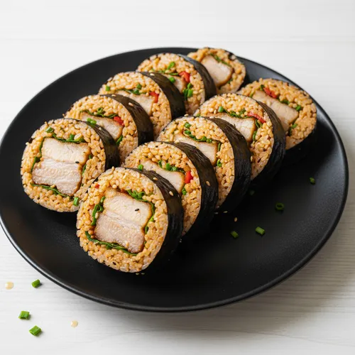 달래장 삼겹김밥