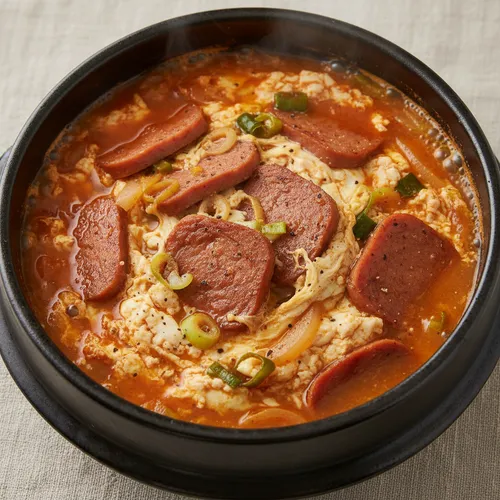 スパム純豆腐チゲ