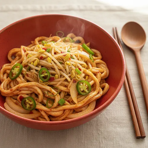 カロリーオフ！豆腐麺炒めチャンポン