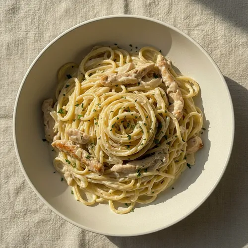 生クリームなしのクリームパスタ