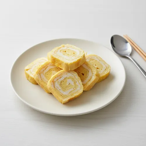 油不使用!渦巻き卵焼き