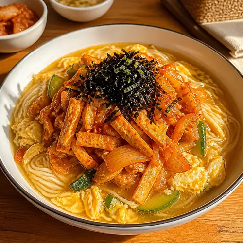 김치어묵국수