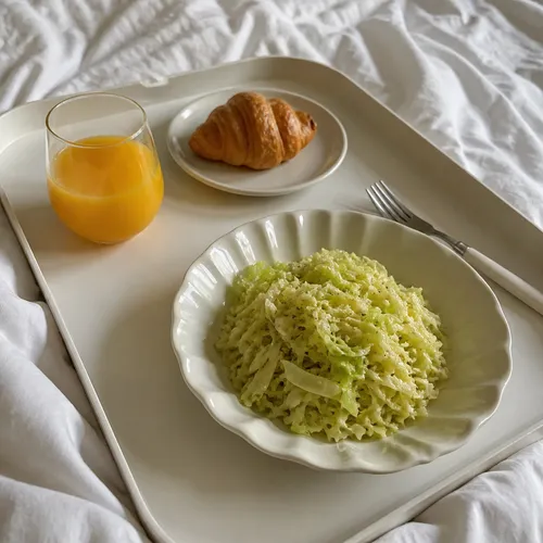 電子レンジキャベツのナムル