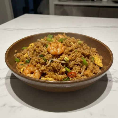 ナシゴレンスタイルの豆腐チャーハン
